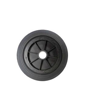 Ruota DI MANUTENZIONE IN GOMMA DIAMETRO 250 MM CARICO 200KG ASSE LISCIO 37 MM - S2000PS250A37