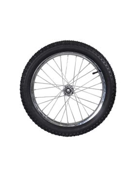 Ruota DI Rimorchio DA GIARDINO GONFIATA RAGGIO METALLO DIAMETRO 540 MM CARICO 50 KG ASSE DI 16 MM - S5100P 20P METAL GONFIATO