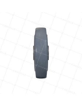 Ruota NON TACHANTE A ASSORBIMENTO DI URTI DIAMETRO 200 MM CARICO 450KG ASSE 20 MM SFERE - S2014 200 CAOU GRIGIO B20