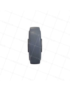 Ruota NON TACHANTE ULTRA SOFFICE DIAMETRO 160 MM CARICO 350KG ASSE 20MM SFERE - S2014 160 CAOU GRIGIO B20
