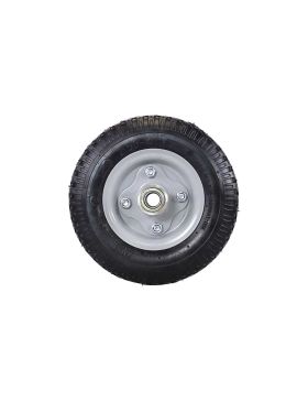 Ruota DI COMPRESSORE DIAMETRO 210 MM CARICO 100 KG MOZZO PORTANTE PER ASSE DI 16 MM - 2.50x4 GONFIATA A16