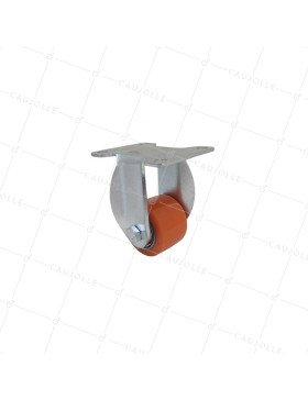 Ruota EXTRA-BASSA FORTE CARICO FISSO DIAMETRO 35 MM CARICO 100KG ALTEZZA 66 MM - SURB 35 FISSO • Caujolle