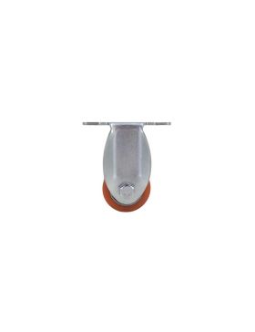 Ruota EXTRA-BASSA FORTE CARICO FISSO DIAMETRO 35 MM CARICO 100KG ALTEZZA 66 MM - SURB 35 FISSO