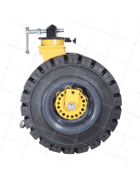 Ruota DI CONTENITORE IN GOMMA DOPPIA Ruota DIAMETRO 541 MM CARICO 2500 KG