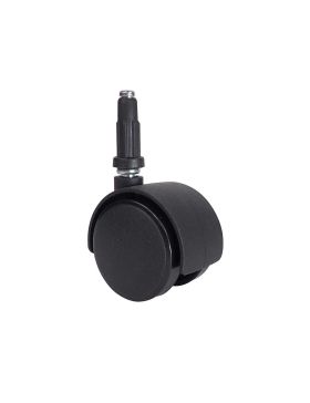 Ruota DI SEDIA A CLIP DIAMETRO 50 MM CON Asta liscia DI 7 MM CARICO 50 KG - S49TL 50/7