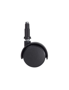 Ruota DI SEDIA A CLIP DIAMETRO 50 MM CON Asta liscia DI 7 MM CARICO 50 KG - S49TL 50/7