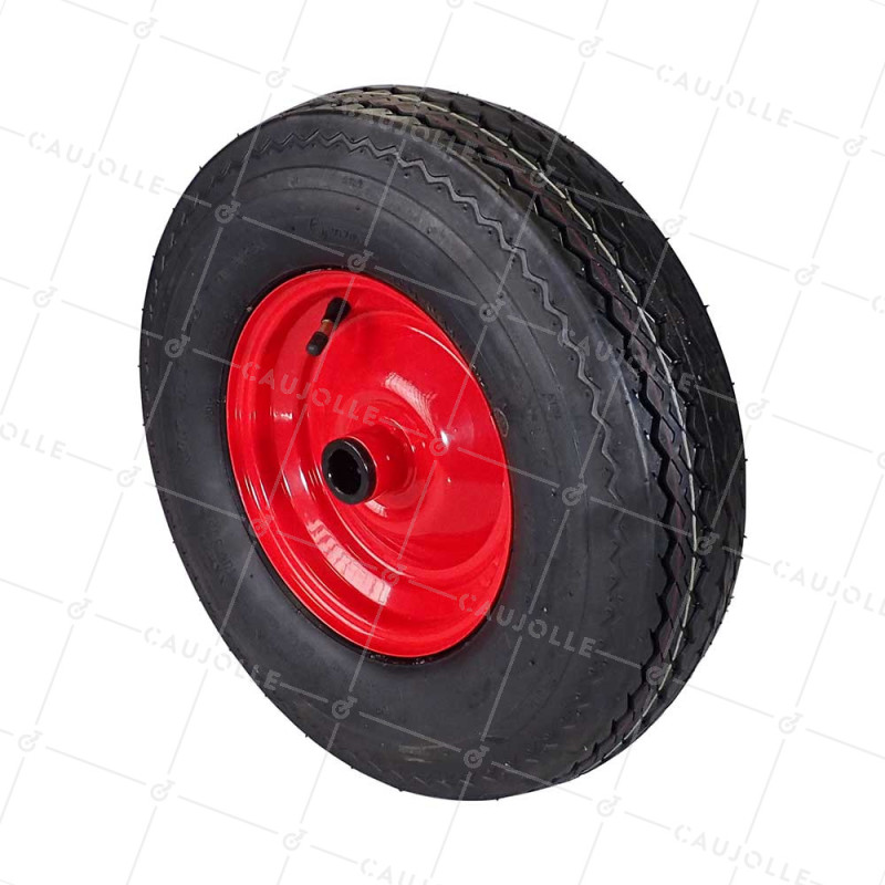 Ruota DI MACCHINA AGRICOLA RINFORZATA 6 PLY DIAMETRO 400MM CARICO 345KG ASSE 25MM RULLO - S2600R25 6PR