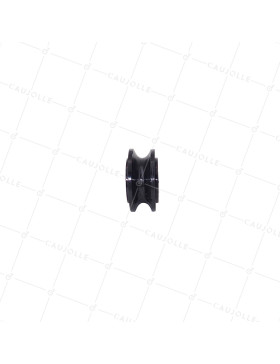 PULLE' IN PLASTICA NYLON PER CORDA DI 10 MM DIAMETRO 50 MM CARICO 60 KG - GNN50GR AL5.5