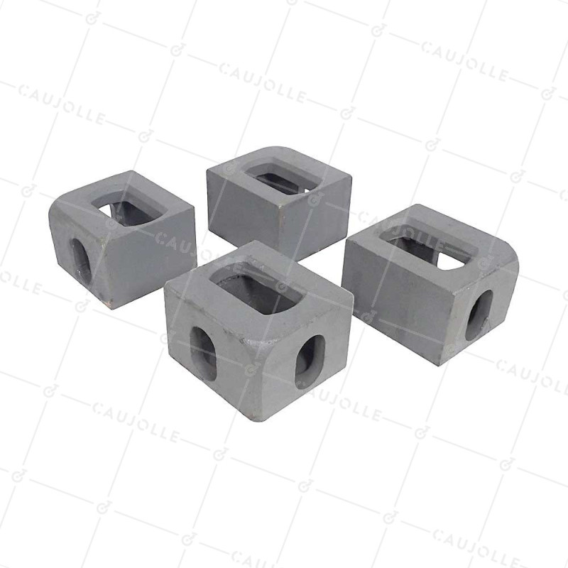 KIT 4 BLOCCHI D'ANGOLO ISO 1161 PER CONTAINER