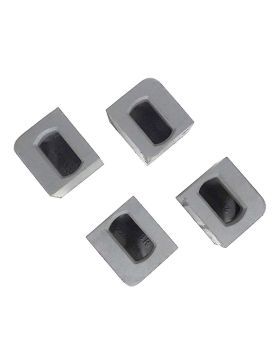 KIT DI 4 ANGOLI ISO 1161 IN ACCIAIO FUSO PER CONTENITORE MARITTIMO - BR x 2 / BL x 2