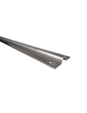 RAIL PER PORTONE IN INOX 304 DA VITARE A Gola RONDA DI 19 MM LUNGHEZZA 3 METRI