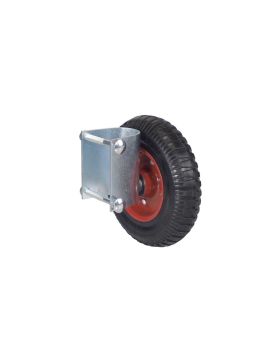 Ruote DI BARRIERA FISSA MONO Ruota DIAMETRO 200 MM CARICO 150 KG PER TUBI DA 40 A 50 MM