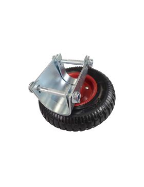 Ruote DI BARRIERA FISSA MONO Ruota DIAMETRO 200 MM CARICO 150 KG PER TUBI DA 40 A 50 MM