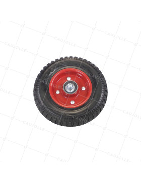 Ruote DI BARRIERA FISSA MONO Ruota DIAMETRO 200 MM CARICO 150 KG PER TUBI DA 40 A 50 MM