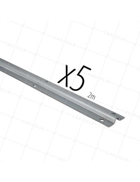 SCATOLA DA 5 RAILS A VITE GR15 / 2 METRI • Caujolle