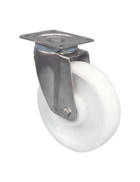 Ruota IN ACCIAIO INOSSIDABILE 304 DIAMETRO 200 MM CARICO 1000 KG - INOX PIV RENF 200