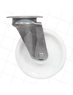 Ruota IN ACCIAIO INOSSIDABILE 304 DIAMETRO 200 MM CARICO 1000 KG - INOX PIV RENF 200
