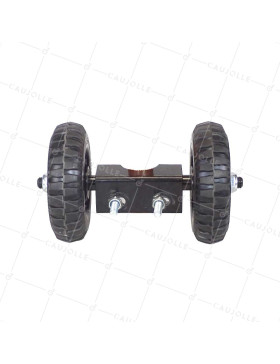 Ruote DI BARRIERA FISSA DIAMETRO 160 MM CARICO 150 KG TUBO 35 A 48 MM