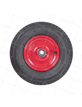 Ruota DI MACCHINA AGRICOLA RINFORZATA 4 PLY DIAMETRO 400 MM CARICO 260 kg ASSE 25 MM - S2600B25 4PR