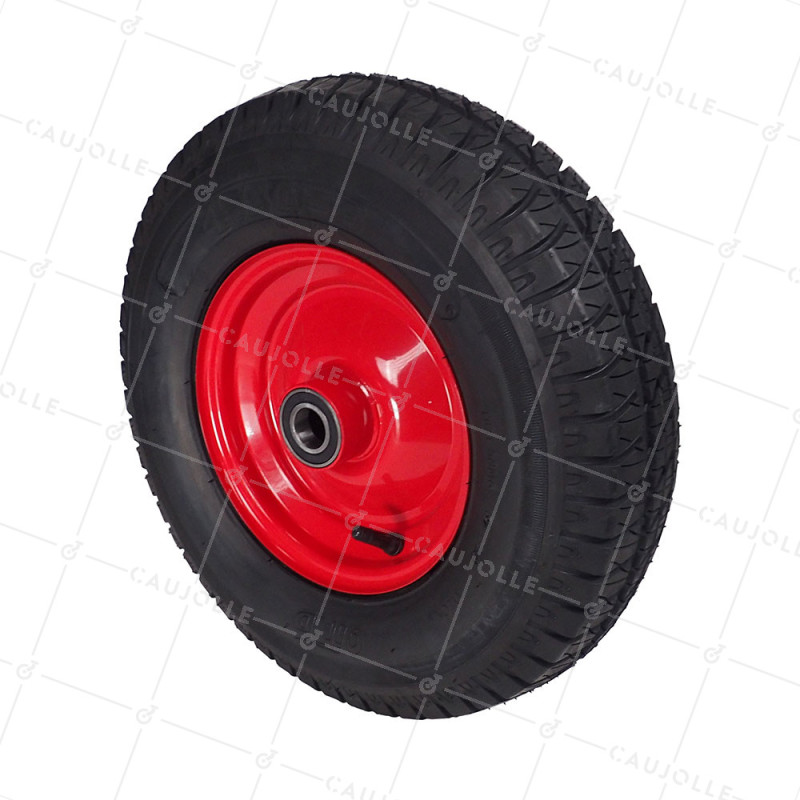Ruota DI MACCHINA AGRICOLA RINFORZATA 6 PLY DIAMETRO 400MM CARICO 330KG ASSE 25MM SFERE - S2600B25 6PR