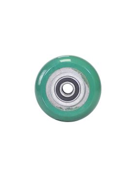 Ruota INDUSTRIALE IN ELASTOMERO FLESSIBILE DIAMETRO 125 MM CARICO 400 KG ASSE 20 MM - S2016 125