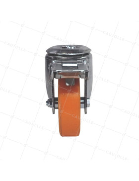Ruota DI CRIC PER AUTO DIAMETRO 100 MM A FRENO CARICO 250 KG - S74 O 100 SFPU AF