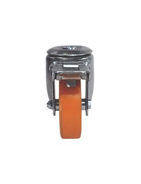 Ruota DI CRIC PER AUTO DIAMETRO 100 MM A FRENO CARICO 250 KG - S74 O 100 SFPU AF