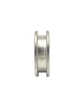 Ruota DI PORTA A Gola QUADRATA DIAMETRO 70 MM PER RAIL QUADRATO DI 12 MM CARICO 600 KG ASSE 14 MM - GAGC70