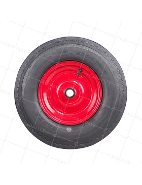 Ruota DI MACCHINA AGRICOLA 4 PLY DIAMETRO 400MM CARICO 260 KG ASSE 25 MM RULLI - S2600R25 4PR