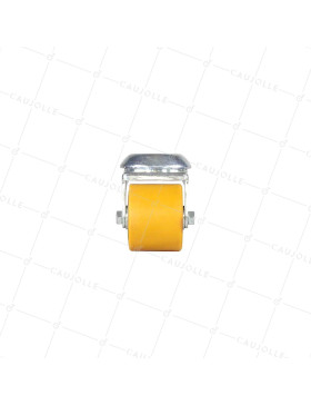 Ruota EXTRA-BASSA FISSAGGIO A Foro di fissaggio ALTA CARICO DIAMETRO 50 MM ALTEZZA 72 MM CARICO 150 KG - SURB 50 O