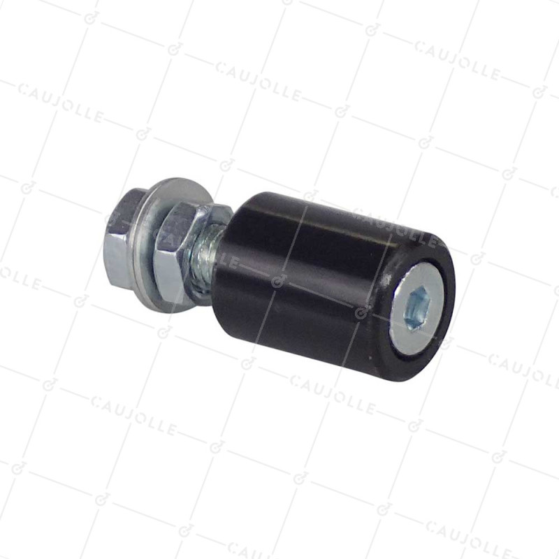 RULLO DI GUIDA ANTI RIGHE IN POLIURETANO DIAMETRO 30 MM LUNGHEZZA 40 MM PER CANCELLO SCORREVOLE