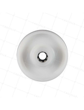 Ruota NYLON DIAMETRO 125 MM CARICO 300 KG ASSE 20 MM RULLO - S2450 125/40 LM60 RR20