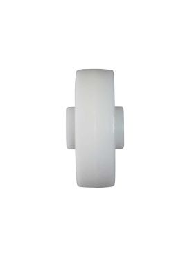Ruota NYLON DIAMETRO 125 MM CARICO 300 KG ASSE 20 MM RULLO - S2450 125/40 LM60 RR20
