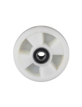 Ruota DI CARRELLO ELEVATORE IN NYLON RINFORZATO DIAMETRO 160 MM CARICO 500 KG Cuscinetto A SFERE 20 MM - S2480 160X50 RB20-55