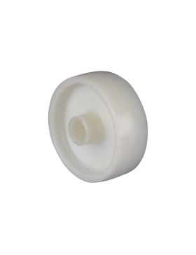 RUOTA NYLON DIAMETRO 100 MM CARICO 100 KG ASSE LISCIO DI 20 MM - S2450 100/37 LM46 L20