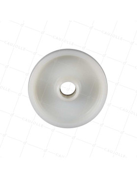 RUOTA NYLON DIAMETRO 100 MM CARICO 100 KG ASSE LISCIO DI 20 MM - S2450 100/37 LM46 L20