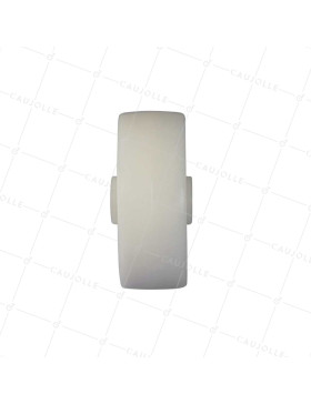 RUOTA NYLON DIAMETRO 100 MM CARICO 100 KG ASSE LISCIO DI 20 MM - S2450 100/37 LM46 L20