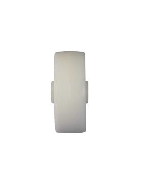 RUOTA NYLON DIAMETRO 100 MM CARICO 100 KG ASSE LISCIO DI 20 MM - S2450 100/37 LM46 L20