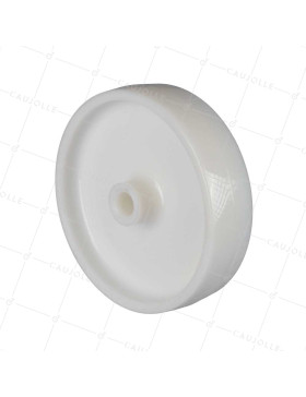 Ruota NYLON DIAMETRO 200 MM CARICO 550 KG ASSE 20 MM LISCIO - S2450 200/50 LM58 L20 • Caujolle