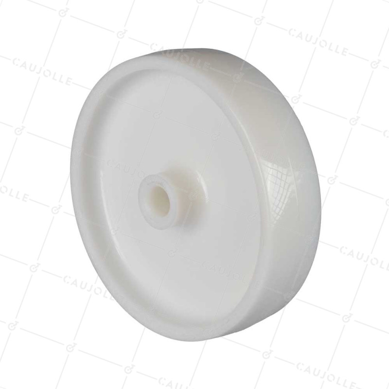 Ruota NYLON DIAMETRO 200 MM CARICO 550 KG ASSE 20 MM LISCIO - S2450 200/50 LM58 L20