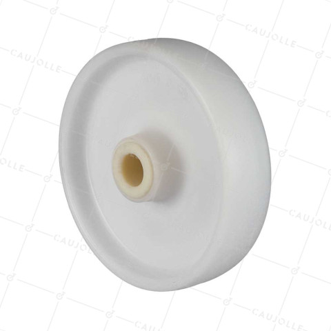 Ruota POLIPROPILENE DIAMETRO 200 MM CARICO 200 KG ASSE 25 MM LISCIO - S2450 200/49 LM60 L25 • Caujolle
