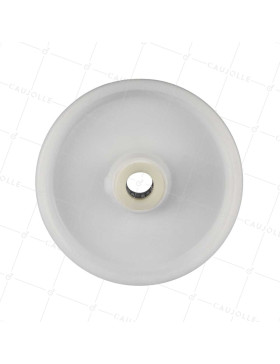 Ruota NYLON DIAMETRO 200 MM CARICO 200 KG ASSE 25 MM Cuscinetto A RULLI - S2450 200/49 LM60 RR25