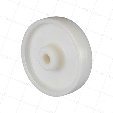 RUOTA NYLON DIAMETRO 160 MM CARICO 420 KG ASSE 20 MM - S2450 160/40 LM57 L20 • Caujolle