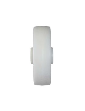 Ruota NYLON DIAMETRO 160 MM CARICO 420 KG ALBERO 20 MM RULLO - S2450 160/45 LM61 RR20