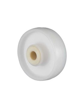 Ruota NYLON RINFORZATO PER CARICHI PESANTI DIAMETRO 125 MM CARICO 200 KG ASSE 20 MM LISCIO - S2450 125/40 LM60 L20