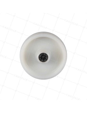 RUOTA IN NYLON RINFORZATO DIAMETRO 100 MM CARICO 100 KG ASSE 12 MM E Cuscinetto A RULLETTI- S2450 100/37 LM46 RR12