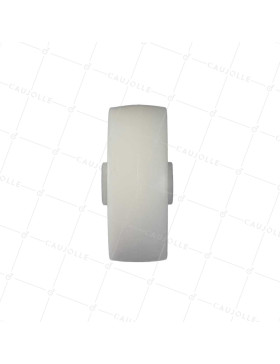 RUOTA IN NYLON RINFORZATO DIAMETRO 100 MM CARICO 100 KG ASSE 12 MM E Cuscinetto A RULLETTI- S2450 100/37 LM46 RR12