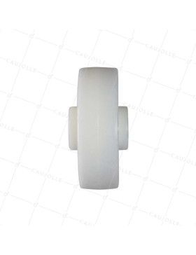 Ruota NYLON AD ALTA CAPACITÀ DIAMETRO 125 MM CARICO 400 KG ASSE 20 MM LISCIO - S2460 125/40 LM60 L20