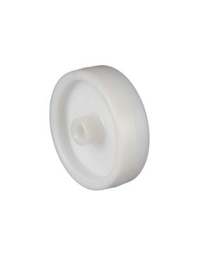RUOTA POLIPROPILENO DIAMETRO 125 MM CARICO 100 KG ASSE 12 MM LISCIO - S2450 125/36 LM45 L12