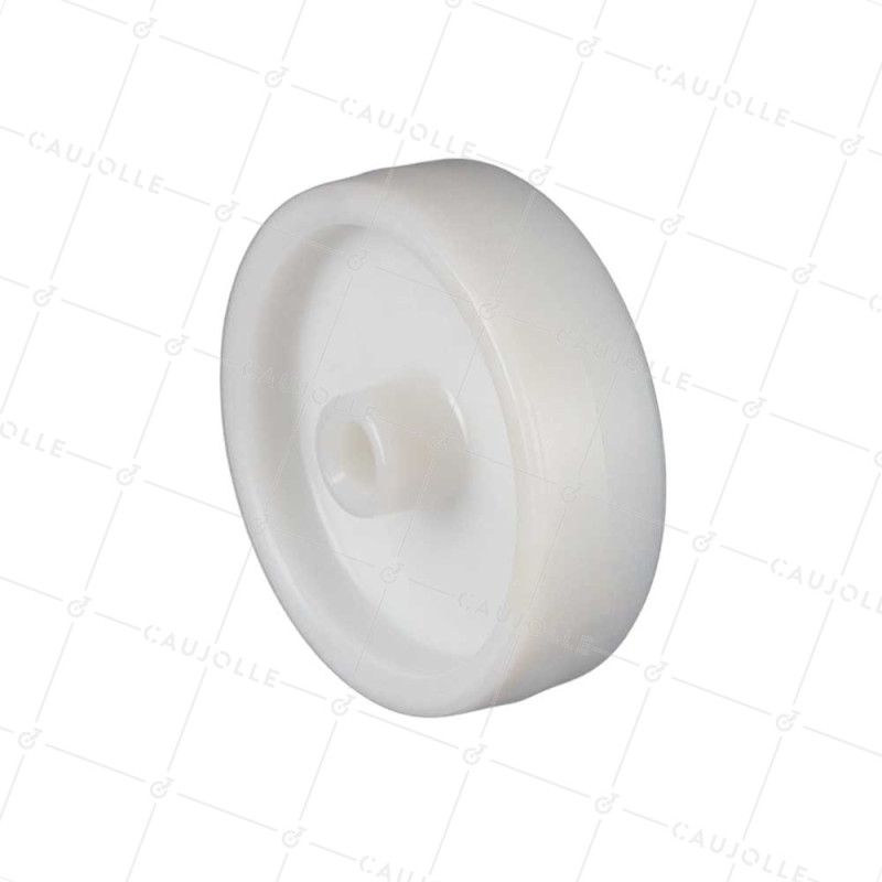 RUOTA POLIPROPILENO DIAMETRO 125 MM CARICO 100 KG ASSE 12 MM LISCIO - S2450 125/36 LM45 L12